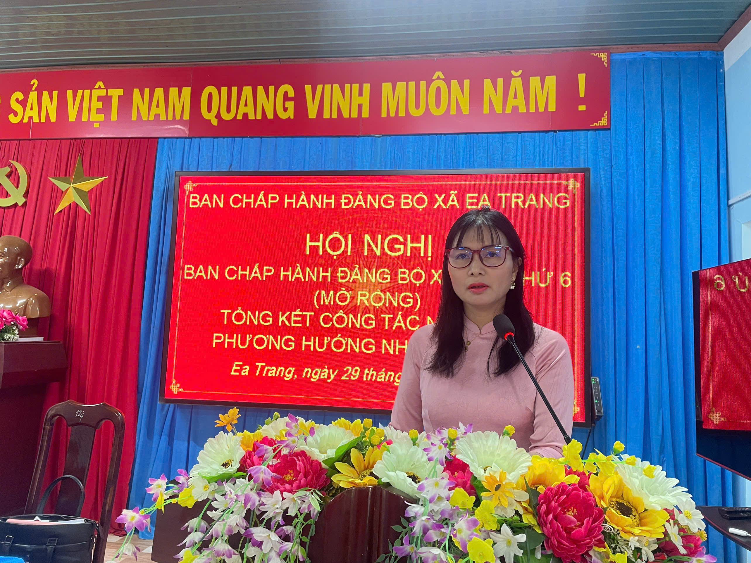 Đảng bộ xã Ea Trang tổng kết nhiệm vụ năm 2025, triển khai phương hướng, nhiệm vụ năm 2026