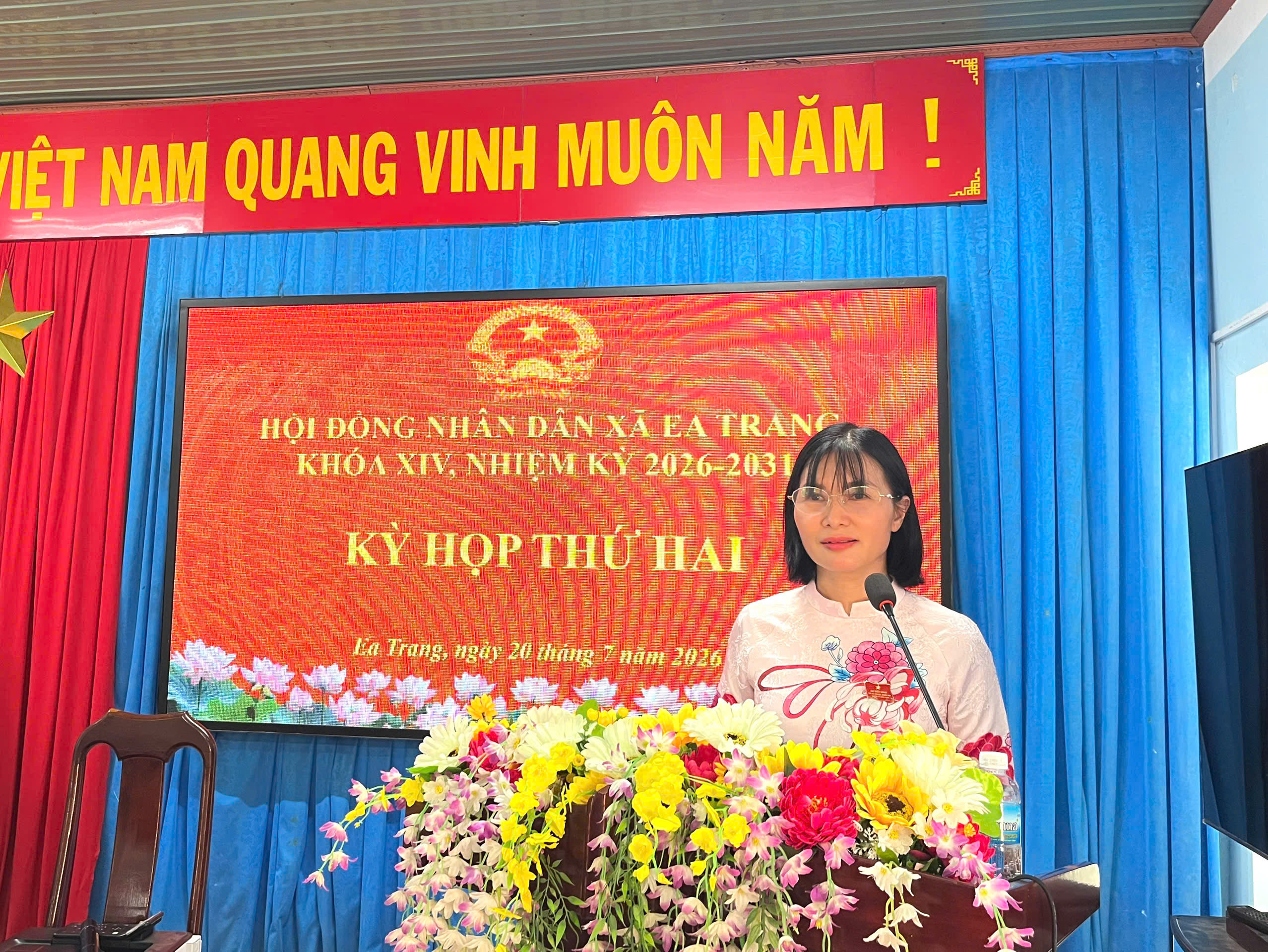 HĐND xã Ea Trang tổ chức Kỳ họp thứ Hai, khóa XIV, nhiệm kỳ 2026-2031