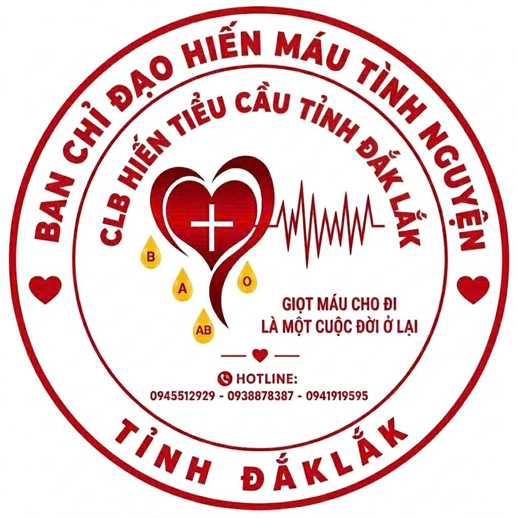 THÀNH LẬP CÂU LẠC BỘ HIẾN TIỂU CẦU TỈNH ĐẮK LẮK   (Hiến Tiểu Cầu Cấp Cứu)