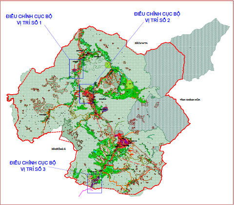 THÔNG BÁO Về việc công khai đồ án Điều chỉnh cục bộ quy hoạch chung xây dựng xã Ea Trang đến năm 2030